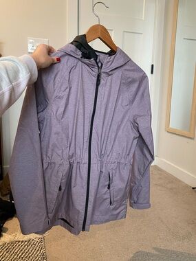 32 Degrees Lavender Hooded Utility Jacket